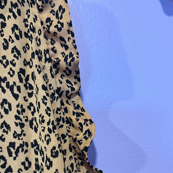 Who What Wear Animal Print Midi Dress Size large - Picture 4 of 5